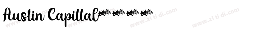 Austin Capittal字体转换